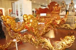 Cận cảnh kiệu Bát Cống chạm rồng vẩy toàn thân