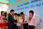 Học sinh quận Kiến An chế tạo robot chinh phục đỉnh Thiên Văn