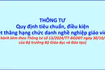 2 năm qua, trường tôi không có GV nào được thăng hạng I, II vì hết chỉ tiêu