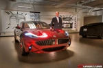 Xế sang giá rẻ Fisker Atlantic Concept đẹp lung linh với màu đỏ mận
