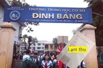 Hiệu trưởng Trường Đình Bảng yêu cầu giáo viên dừng thu các khoản, chờ phê duyệt