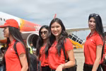 Thí sinh Hoa hậu Hoàn vũ Việt Nam 2017 bay Vietjet, đọ sắc đẹp tại Nha Trang