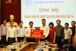 Bảo hiểm xã hội Việt Nam ủng hộ đồng bào khắc phục hậu quả bão số 10