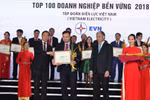 EVN được vinh danh "Doanh nghiệp bền vững tại Việt Nam năm 2018"