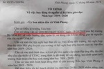 Trả lại tiền xã hội hóa, Hiệu trưởng Tiểu học Vĩnh Phong 4 chỉ mắc lỗi văn bản?