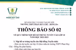 Trường THPT đầu tiên ở Hà Nội công bố điểm chuẩn vào lớp 10