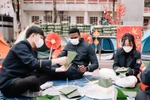 Đại học Hàng Hải Việt Nam – Gói bánh chưng xanh, trao tết yêu thương