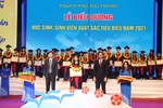 Hải Phòng biểu dương 157 học sinh, sinh viên xuất sắc năm 2021