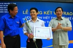 Học sinh lớp 10 trường THPT Nhân Chính đoạt giải nhất UPU