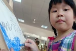 Giọt mồ hôi và những bức tranh về biển Việt Nam của các bé mầm non