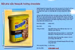 Nestle thu hồi sữa bột Nesquik vì lo ngại nhiễm khuẩn 