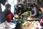 Gần Tết, bánh chưng "ngon nhất xứ Bắc" làm không kịp bán