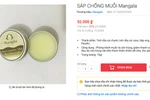 Thu hồi 7 loại mỹ phẩm nhãn hàng Mangala