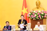 Thường vụ Quốc hội cho ý kiến nhiều nội dung quan trọng chuẩn bị kỳ họp thứ 8