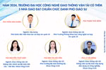 Năm 2024, Trường ĐH Công nghệ GTVT có thêm 5 nhà giáo đạt chuẩn chức danh PGS