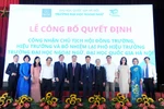 Trao Quyết định công nhận tân Hiệu trưởng Trường Đại học Ngoại ngữ - ĐHQGHN