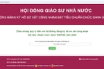 Năm 2024, có 5/28 HĐGS ngành, liên ngành tổ chức xét trực tuyến hồ sơ ứng viên