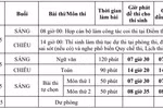 Chi tiết lịch thi tốt nghiệp trung học phổ thông năm 2025