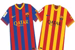 Tiết lộ mẫu áo đấu mùa giải 2013/14 của Barca