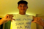 Từ Thái, Công Vinh gửi quà độc tặng sinh nhật Thủy Tiên