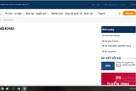 Trống dữ liệu 3 công khai, Trường ĐH Mỹ thuật Việt Nam nói do bảo trì website 