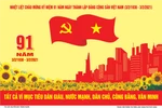 Đảng ta xứng đáng là Đảng anh hùng, vẻ vang của một dân tộc anh hùng