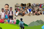 Trường học thiếu nước sạch, thảm giữ ấm, giáo viên phải đốt củi sưởi ấm cho trẻ