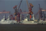 Thêm 1 nhà máy đóng tàu Trung Quốc chế tạo tàu khu trục Type 052D