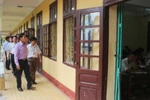 Một số thí sinh ở Thanh Hóa bị đình chỉ thi vì vi phạm quy chế thi