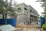 Nhà thầu công trình ở Đại học sư phạm Thái Nguyên chây ì, chậm tiến độ