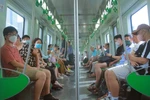 Tàu điện Cát Linh - Hà Đông ngày càng được nhiều người dân lựa chọn để đi lại