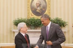 Những hình ảnh đẹp của Tổng Bí thư Nguyễn Phú Trọng và Tổng thống Obama