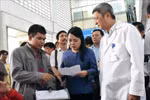 Bộ trưởng Nguyễn Thị Kim Tiến kiểm tra khám chữa bệnh tại Thành phố Hồ Chí Minh