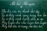 GS Hồ Ngọc Đại: "Chữ đẹp là truyền thống, phải giữ lại"
