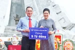 Lãnh sự Đỗ Thị Kim Liên ủng hộ 5 tỷ đồng xây nhà tình nghĩa tại Hậu Giang
