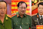 Ba Thượng tướng thôi giữ chức Thứ trưởng Bộ Công an