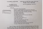 Giới thiệu chữ ký của Thủ tướng Phạm Minh Chính, 2 Phó Thủ tướng 