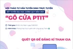 Trường đại học tư vấn trực tuyến cho thí sinh ở giai đoạn "nước rút" chọn ngành