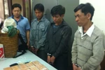 Bắt quả tang 3 đối tượng vận chuyển 30 bánh heroin