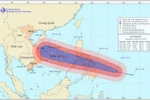 Bão Haiyan di chuyển nhanh theo hưỡng giữa Tây và Tây Tây Bắc