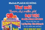 Sinh nhật 1 tuổi, Melinh PLAZA Hà Đông tặng quà cho tất cả khách hàng 