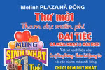 Sinh nhật 1 tuổi, Melinh PLAZA Hà Đông tặng quà cho tất cả khách hàng 