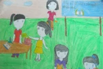  Tranh dự thi của Thanh Ngân, lớp 2A1, Tiểu học Đồng Nhân (MS:331) 