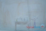 Tranh dự thi của Minh Hiếu,lớp 5C,Trường Tiểu học Dịch Vọng A(MS:355)