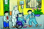  Tranh dự thi của Vân Anh, lớp 4B2, Tiểu học Xã Đàn (MS:467) 