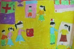  Tranh dự thi của Hà Phương, lớp 3A2, Tiểu học Đồng Nhân (MS:333) 