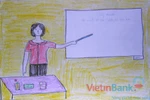Tranh dự thi của Hà Trang,lớp 5C,Trường Tiểu học Dịch Vọng A(MS:353)