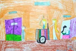  Tranh dự thi của Thúy Hiền, lớp 5A, Tiểu học Xã Đàn (MS:470) 