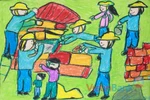 Tranh dự thi của Việt Nga, lớp 4A5, Trường Tiểu Học Ngọc Hà (MS:262)