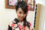 Minh Hằng tuyệt xinh diện áo kimono ngày 'Nắm chặt tay'